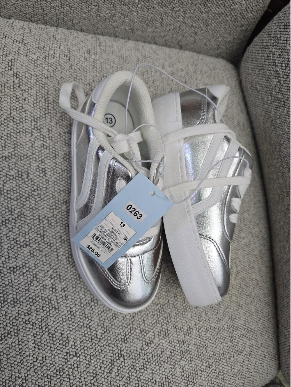 Size thirteen girls shoes from target item 263 bin 20